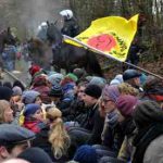 Protests heat up along nuclear waste route