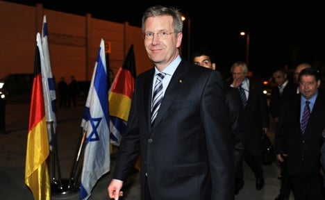 President Wulff makes first trip to Israel