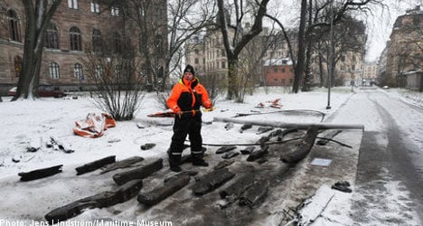 Mystery shipwreck found in central Stockholm