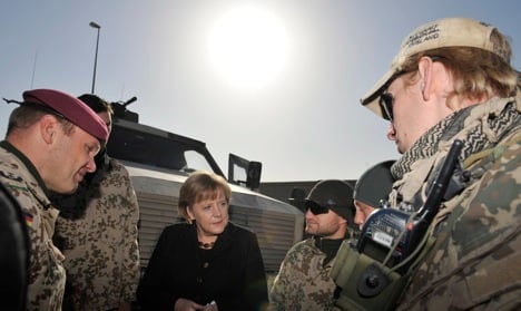Merkel makes surprise trip to Afghanistan