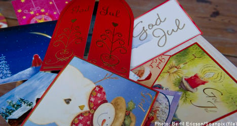 Swedes send 35 million Christmas cards