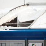 Snow destroys Schalke stadium roof