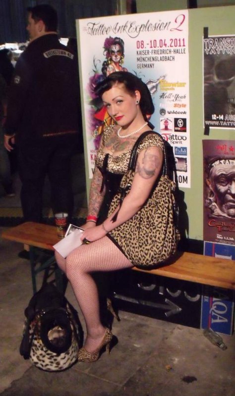 "Miss Penny Black", one of the entrants for Tattoo Queen 2011.Photo: Ruth Michaelson