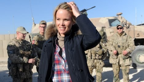 Stephanie zu Guttenberg joins husband on Afghanistan visit