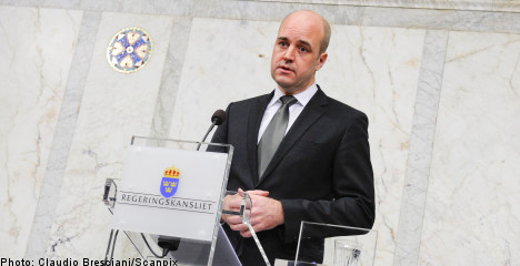 Stockholm terror blast 'unacceptable': Reinfeldt
