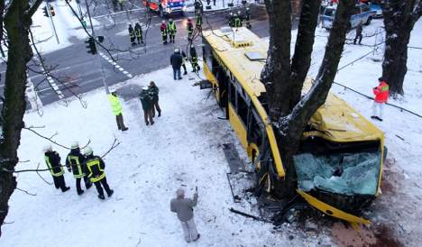 Dozens injured in Düsseldorf bus crash
