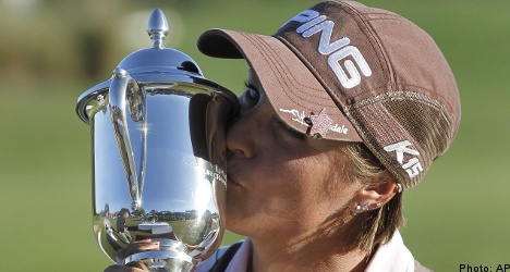 Sweden's Hjorth ends LPGA drought with win
