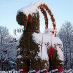 Gävle Goat survives Christmas Eve