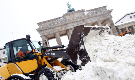 Snowiest December in a century in Berlin