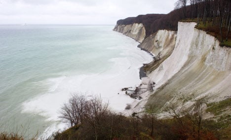 Huge chunk falls off Rügen's famous coastline