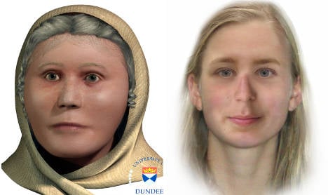 Scientists model ancient bog woman's face