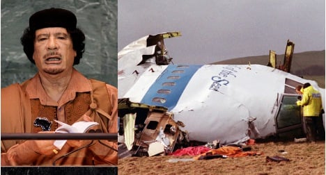 Lockerbie ordered by Qaddafi: Swedish paper