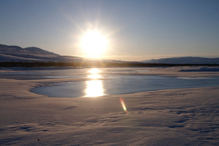 Sun at Padlejanta Photo: Outdoor Lapland 