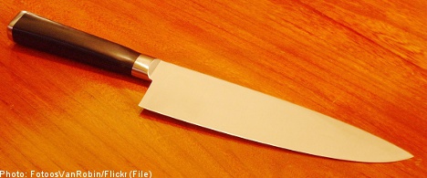 Man stabbed while testing knife-proof vest