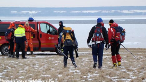 Dutch skaters saved from Swedish ice floe