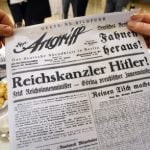 Nazi papers welcome biathlon guests