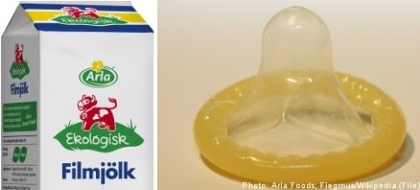 Swedish dairy product yields unwelcome condom surprise