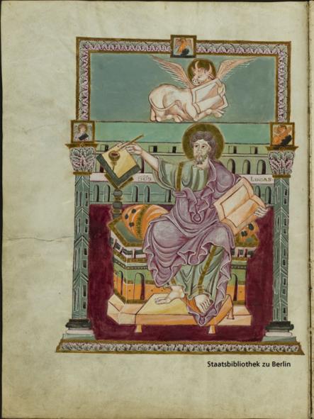 The "Codex Wittekindeus", created at the monastary of Fulda in 970 A.D.Photo: Staatsbibliothek zu Berlin – Preußischer Kulturbesitz