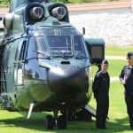 Merkel narrowly escapes helicopter near-crash