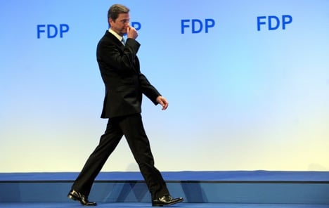 Westerwelle stepping down as FDP leader