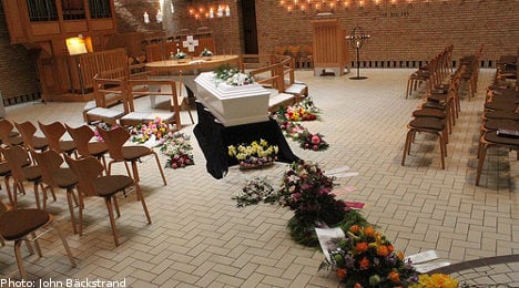 Online funerals ruled in breach of Swedish law