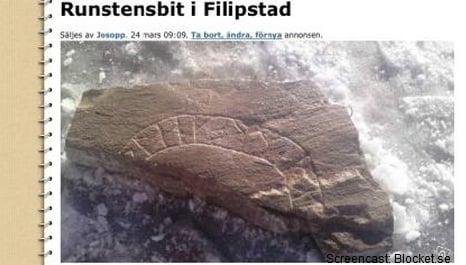Students’ ‘runestone’ ad fools Swedish papers