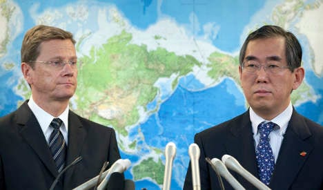 Westerwelle visits Japan while FDP crisis continues at home