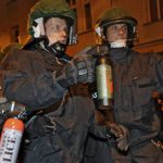 Riot police attack undercover cops at May Day protest