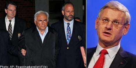 Bildt: sex assault scandal shouldn't damage IMF