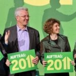 Greens gaining on Merkel’s conservatives