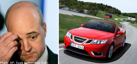 Reinfeldt 'concerned' over Saab deal collapse