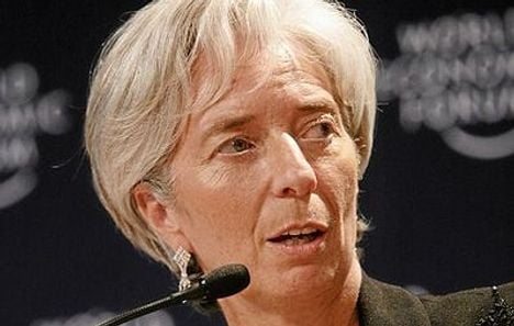 Lagarde named as first female IMF chief