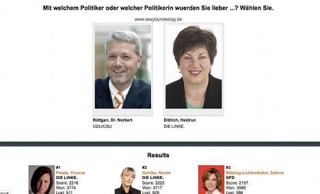 Website ranks the sexiest Bundestag MPs