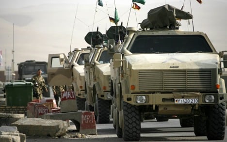 Bundeswehr convoy attacked by Taliban