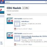 CDU in teen-style Facebook party blunder