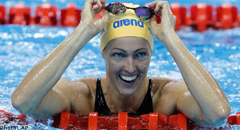 Sweden’s Alshammar swims home new gold