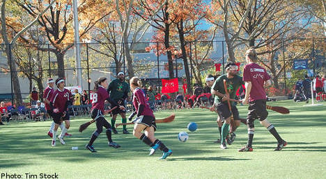 Swedes drop sticks for Quidditch cup