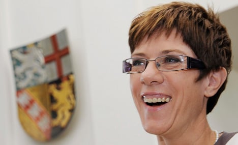 Kramp-Karrenbauer elected Saarland premier