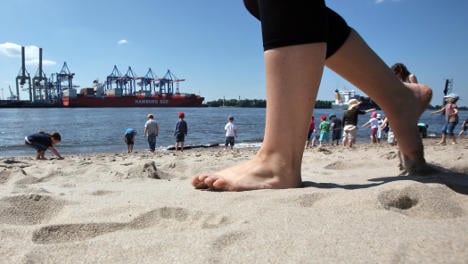 Spending a day at the beach without leaving Hamburg