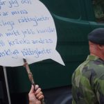Peace activists target soldiers in Pride march