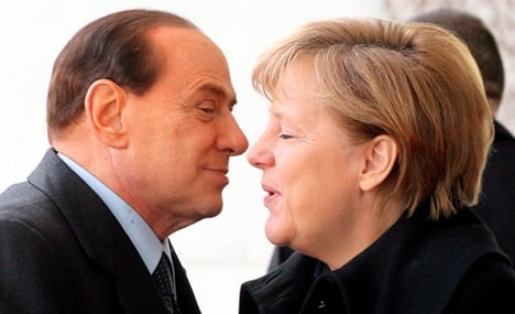 Rumours fly that Berlusconi insulted Merkel's figure on phone