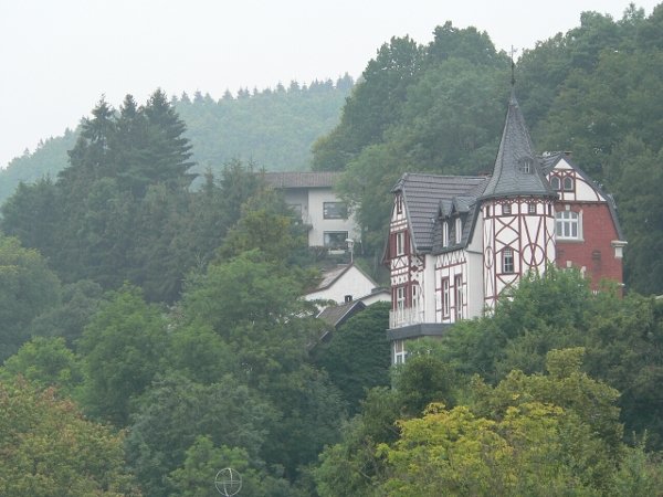 Traditional timber-framed houses like this one are tucked away in the forested hills throughout the Eifel.Photo: Alexander Bakst