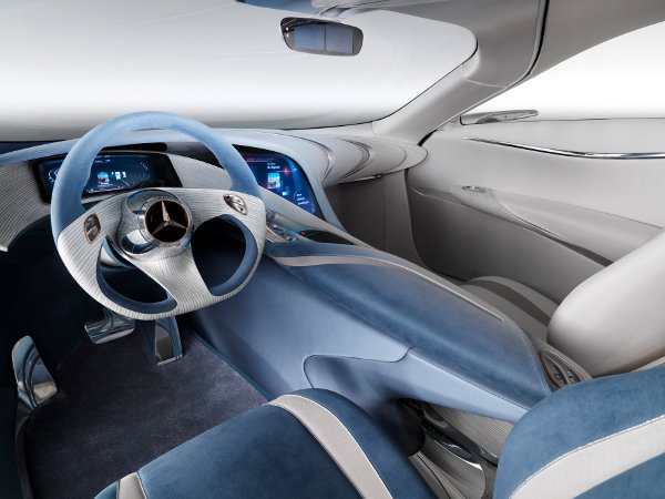 A control and display system based on touch, speech and hand-gestures allows the driver to interact with the car and even open the doors with a wave of the hand.Photo: Mercedes