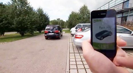 Park your car with your mobile phone