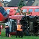 Around 50 injured in train crash in Saxony