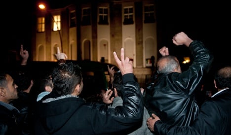 Protestors storm Syrian embassy in Berlin