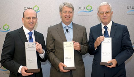 Three honoured with top environmental prize