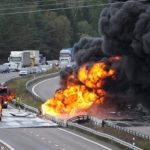 Driver found dead after tanker truck inferno