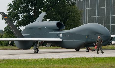 German military unveils super drone