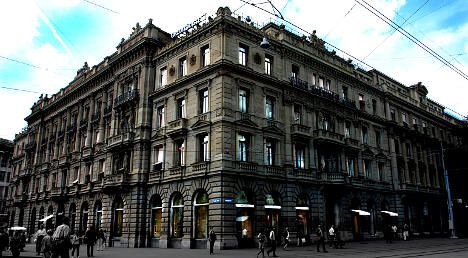 The Credit Suisse headquarters in Zurich.